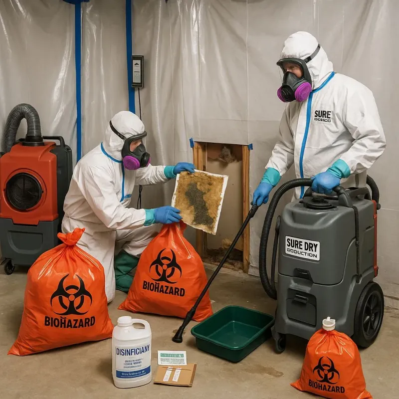 Contaminated Water Handling Protocols process in Chagrin Falls, OH